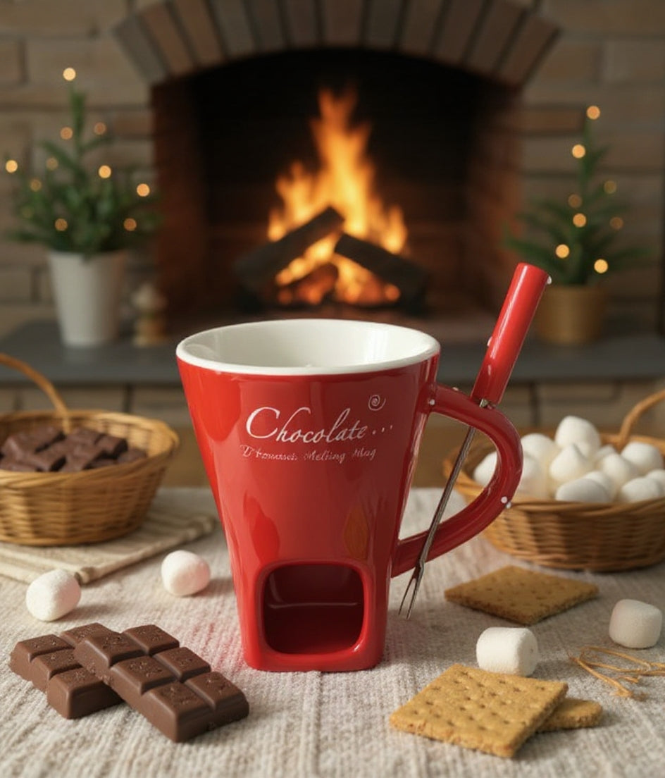 CHOCOLATE BRAND MELTING FONDUE MUG