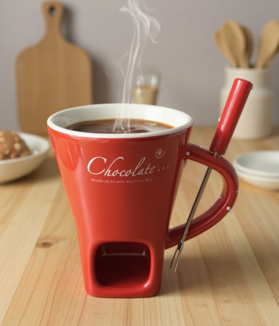 CHOCOLATE BRAND MELTING FONDUE MUG
