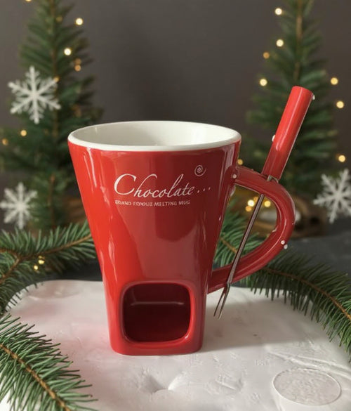 CHOCOLATE BRAND MELTING FONDUE MUG