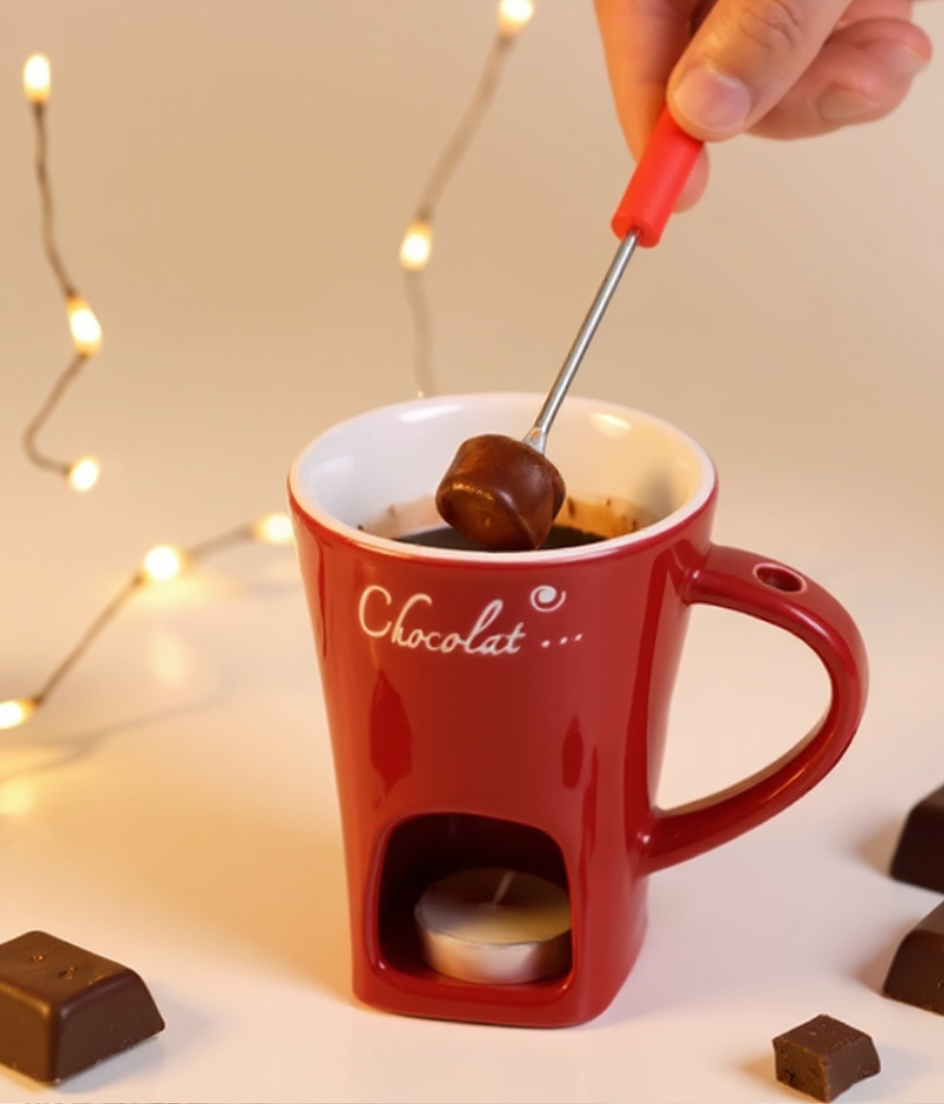 CHOCOLATE BRAND MELTING FONDUE MUG