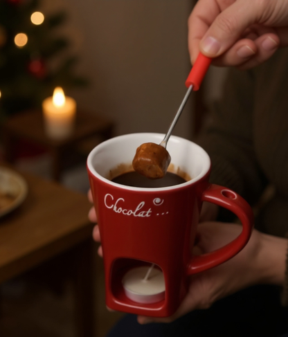 CHOCOLATE BRAND MELTING FONDUE MUG